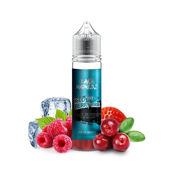 Lichid Tigara Electronica Flavor Madness - Iced Berry Mix ,30ml ,0mg/ml
