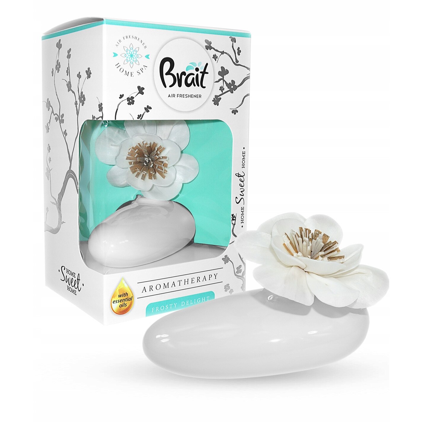 Odorizant Camera cu Uleiuri Esentiale Brait Frosty Delight, 75 ml