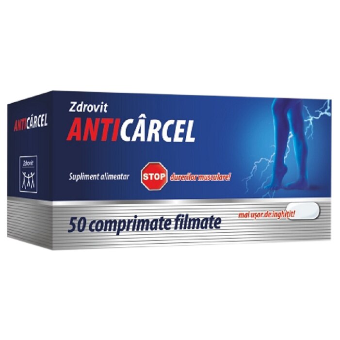 Supliment alimentar Anticârcel Zdrovit, 50 tablete