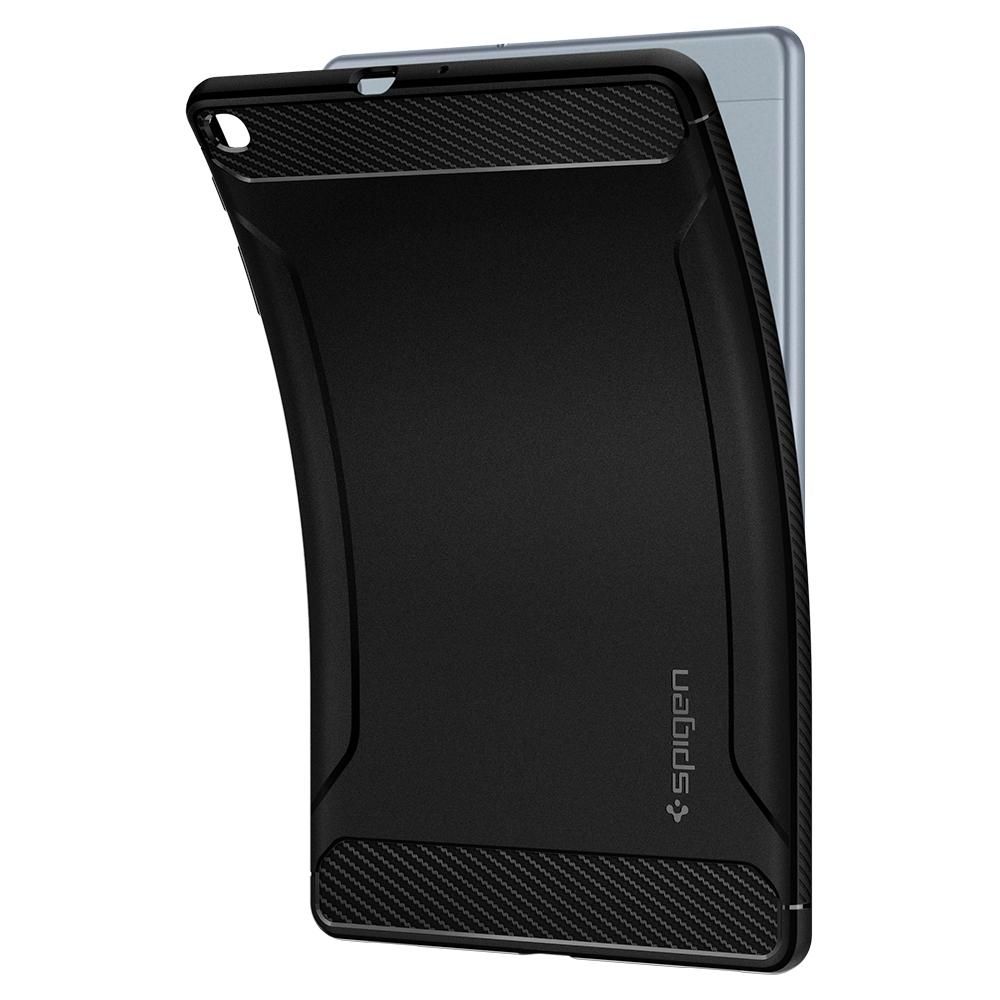 Carcasa Spigen Rugged Armor compatibila cu Samsung Galaxy Tab A 10.1 inch (2019) Black