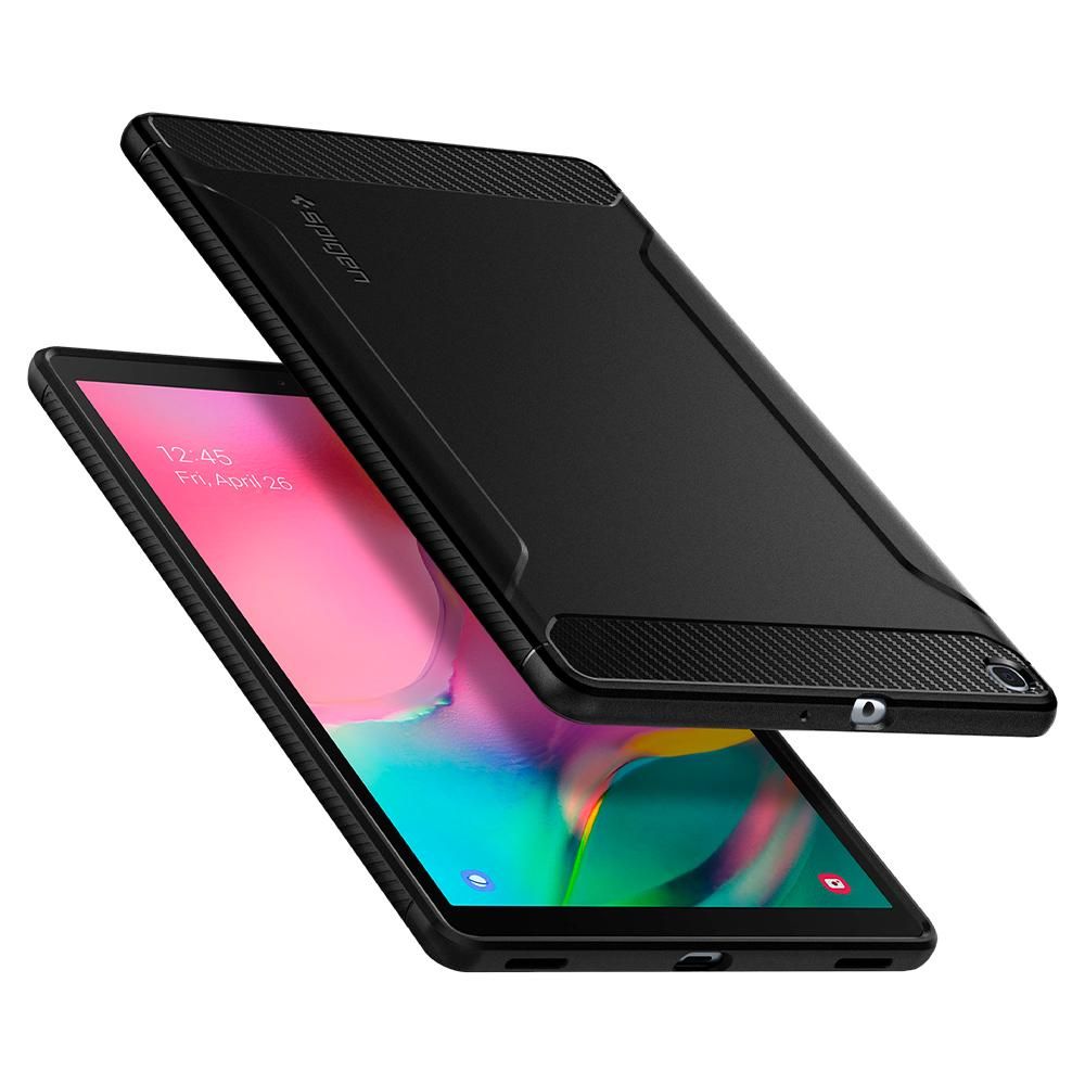 Carcasa Spigen Rugged Armor compatibila cu Samsung Galaxy Tab A 10.1 inch (2019) Black