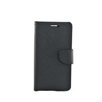 Husa Microsoft Lumia 550, piele eco, fancy, negru Husa Microsoft Lumia 550, piele eco, fancy, negru