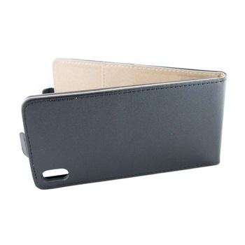Husa Microsoft Lumia 430, Piele eco, flexi, negru Husa Microsoft Lumia 430, Piele eco, flexi, negru