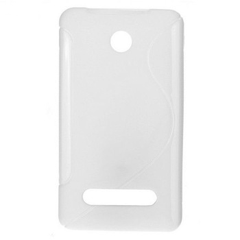 Husa Microsoft Lumia 435, TOP, S Line, silicon alb Husa Microsoft Lumia 435, TOP, S Line, silicon alb