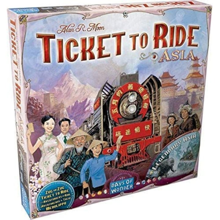 Игра Asmodee - Ticket to Ride Asia