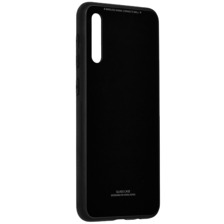 Предпазен гръб Forcell Glass Case за Samsung Galaxy A50/A50s/A30s, Черен