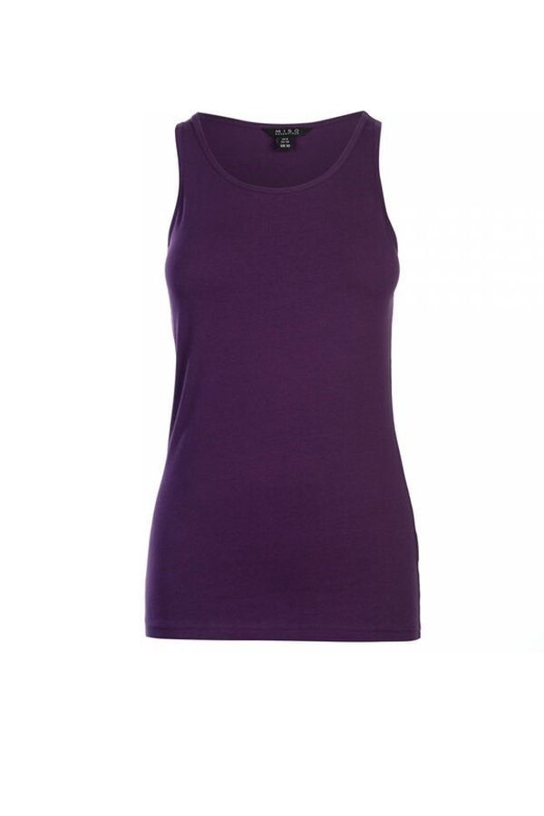 Maiou MISO Tank Vest, Bumbac, Violet, Mov, M