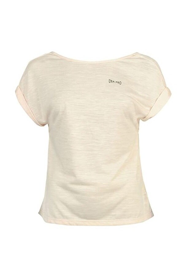 Tricou USA Pro Strap Back, Poliester, Alb, XS EU, Roz piersica