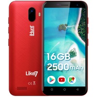 Telefon mobil, iHunt, Like 7, Dual SIM, 16GB, 1GB RAM, 3G, Red