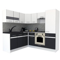 set bucatarie de colt gena new 7 st 180-210 cu corp de cuptor alb  gri imagen 42_0_
0