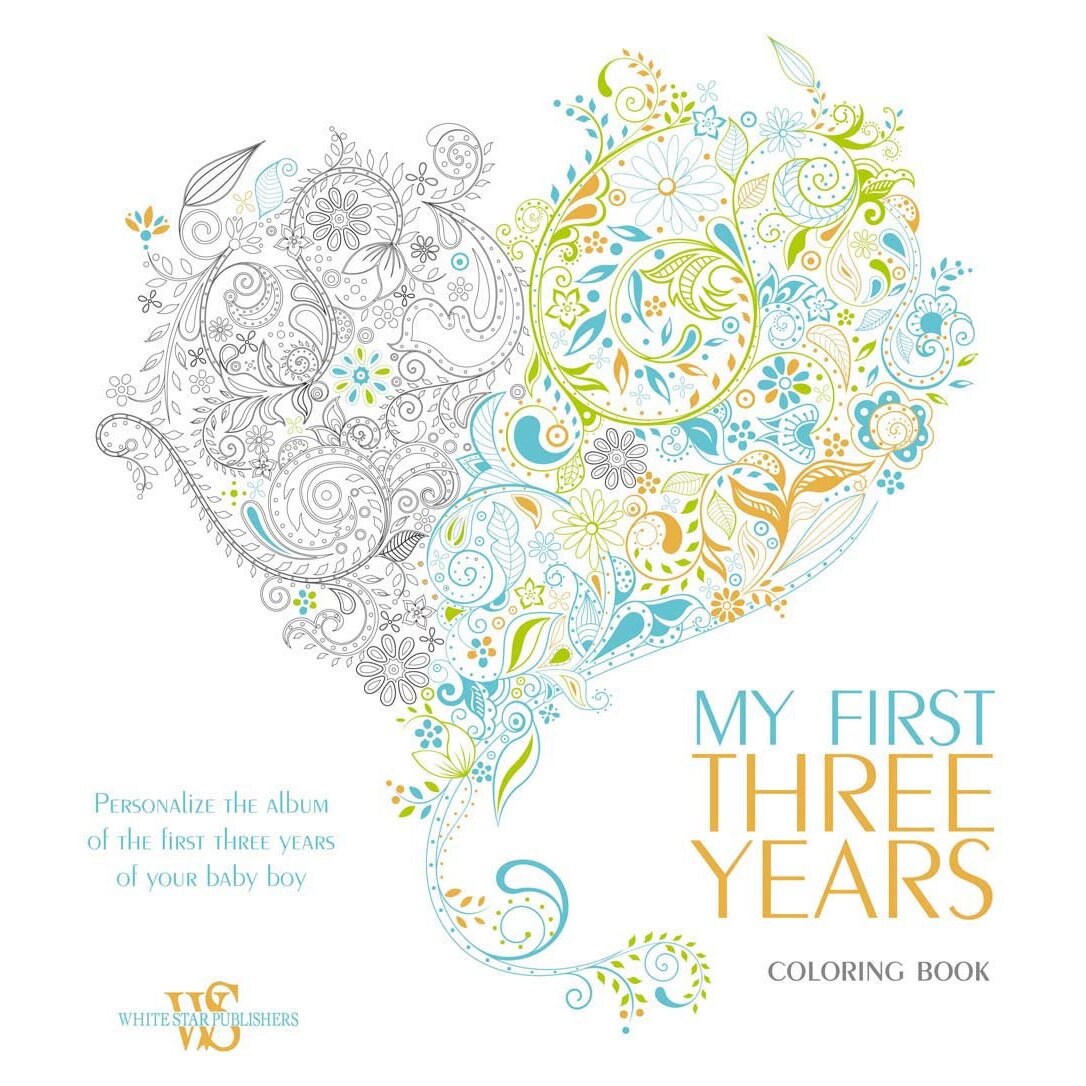 My First Three Years Coloring Book - White Star
