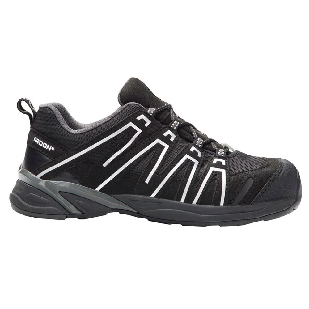 Pantofi Digger O1, Ardon, Din microfibra si PU, Fara metal, 43, Negru