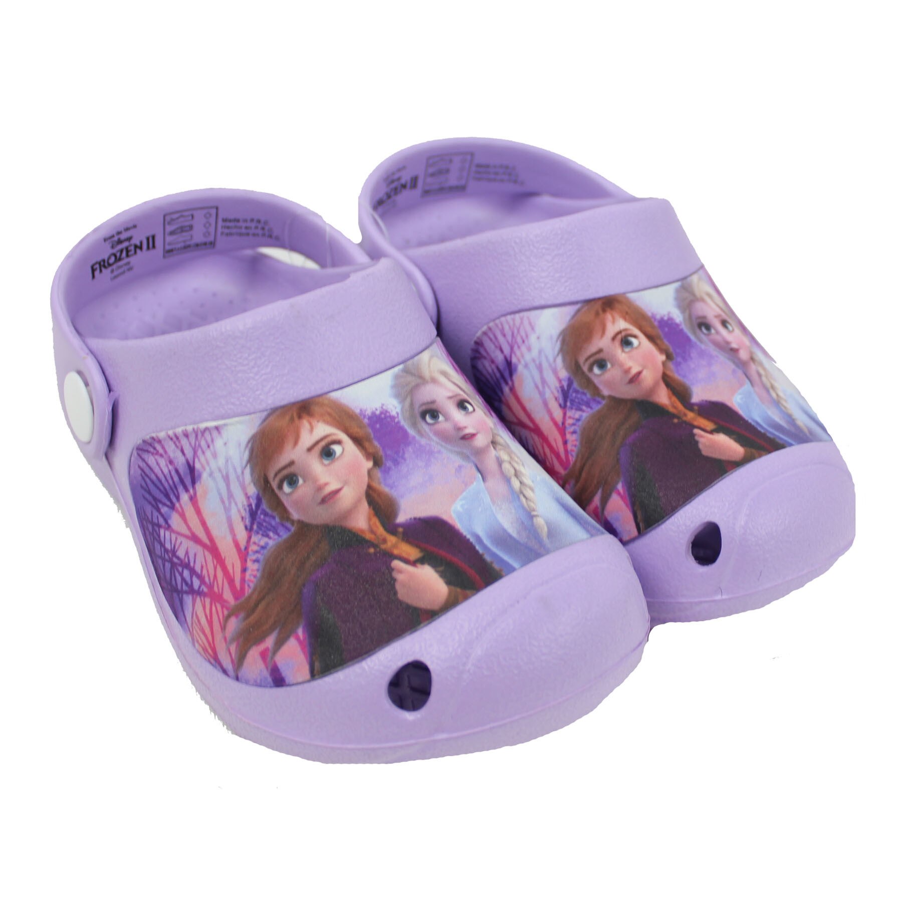 Saboti pentru plaja, City, Frozen 2, Mov