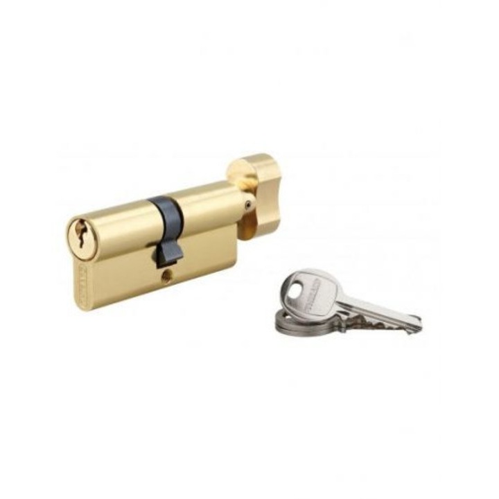 Cilindru cu buton, 40 x 40 mm, alamit