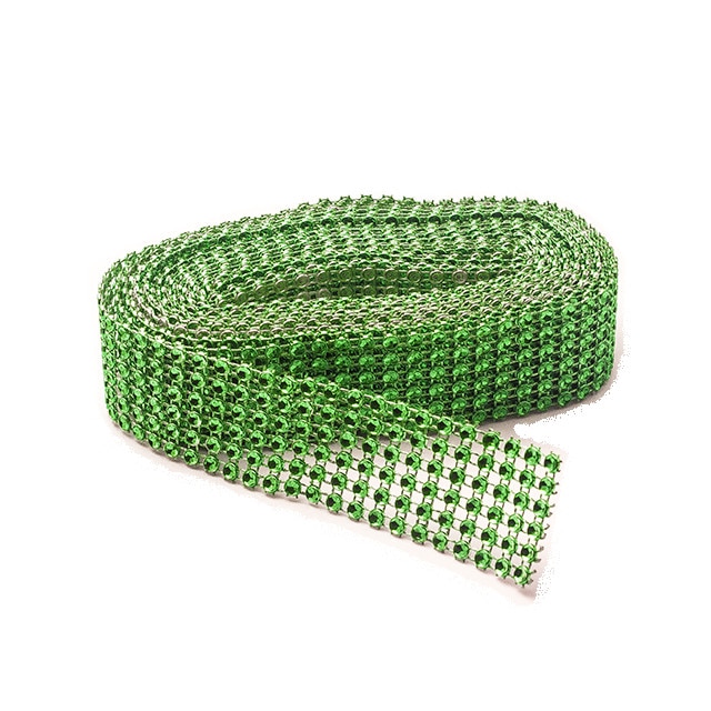 Banda cu model stras verde Lumea Basmelor