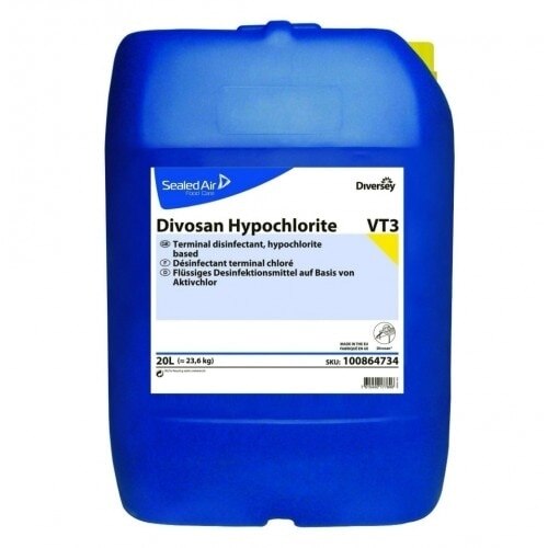 Dezinfectant lichid pe baza de clor activ, Divosan Hypochlorite, 20 litri