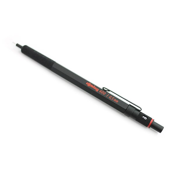 Creion mecanic 0.5mm, negru, Rotring 600