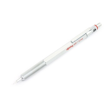 Creion mecanic 0.5mm, argintiu, Rotring 600 Creion mecanic 0.5mm, argintiu, Rotring 600
