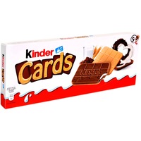 Biscuiti din vafe Kinder Cards 128g - 5 buc