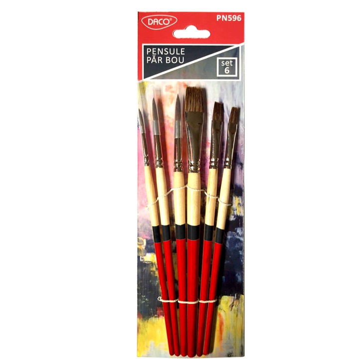 Pensule set 6 par bovina