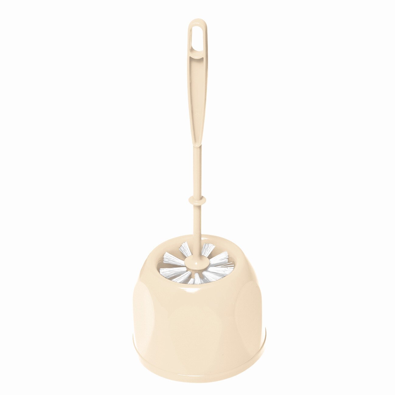 Perie WC, cu suport, Olimp, crem