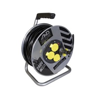 derulator prelungitor electric 40 m pe tambur metalic 3x25mm  4 prize cu protectie si impamantare imagen 22_0_
0