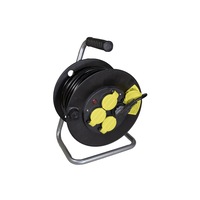 derulator prelungitor electric 25 m pe tambur 3x15mm  4 prize cu capac  protectie si impamantare imagen 46_0_
0