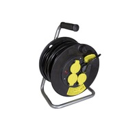 derulator prelungitor electric 30 m pe tambur 3x15mm  4 prize cu capac  protectie si impamantare imagen 15_0_
0