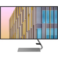 Monitor LED IPS Lenovo 27", WQHD, Display Port, 75 Hz, 4 ms, DP+HDMI+USB Type-C 4-side borderless with speakers (2x 3W) - Raven Black / Iron Grey Stand, Q27h-10