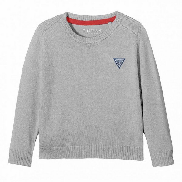 Pulover baieti Guess, la baza gatului cu logo