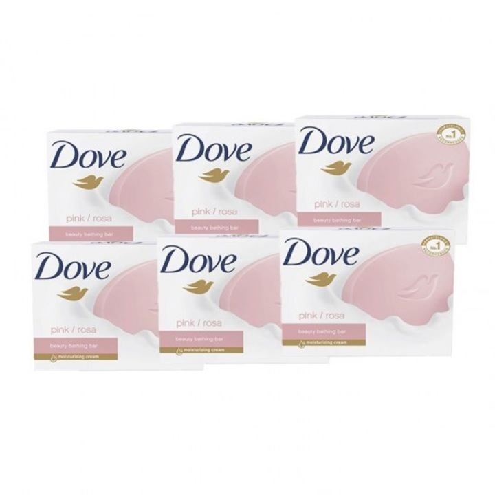 Pachet 6x Sapun crema Pink 100g Dove