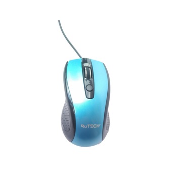 Mouse, ROTECH, USB, albastru/negru, 12 x 7 x 4.5 cm Mouse, ROTECH, USB, albastru/negru, 12 x 7 x 4.5 cm