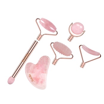 Rola JAD 4in1 Plus Gua sha, Pentru Masaj Facial si Corporal, Tratament Facial, Jade Roller Rola JAD 4in1 Plus Gua sha, Pentru Masaj Facial si Corporal, Tratament Facial, Jade Roller