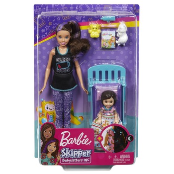 Set de joaca Barbie - Skipper, Mergem la nani Set de joaca Barbie - Skipper, Mergem la nani
