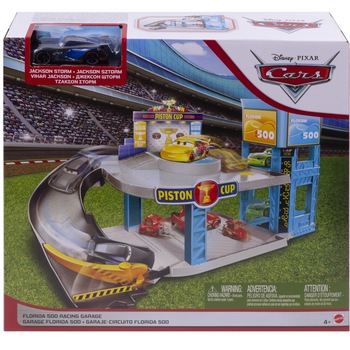 Set de joaca Disney Cars - Garajul de curse Florida 500 Set de joaca Disney Cars - Garajul de curse Florida 500