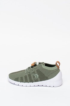 Clarks, Pantofi sport narrow-fit de plasa tricotata Sprint Aero, Verde sparanghel, 31 EU Clarks, Pantofi sport narrow-fit de plasa tricotata Sprint Aero, Verde sparanghel, 31 EU