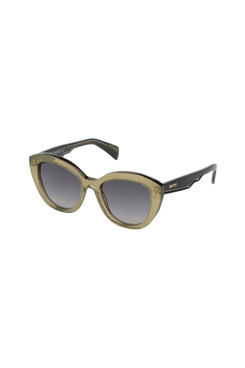 JUST CAVALLI, Ochelari de soare cat-eye, Negru, 52-19-145 Standard