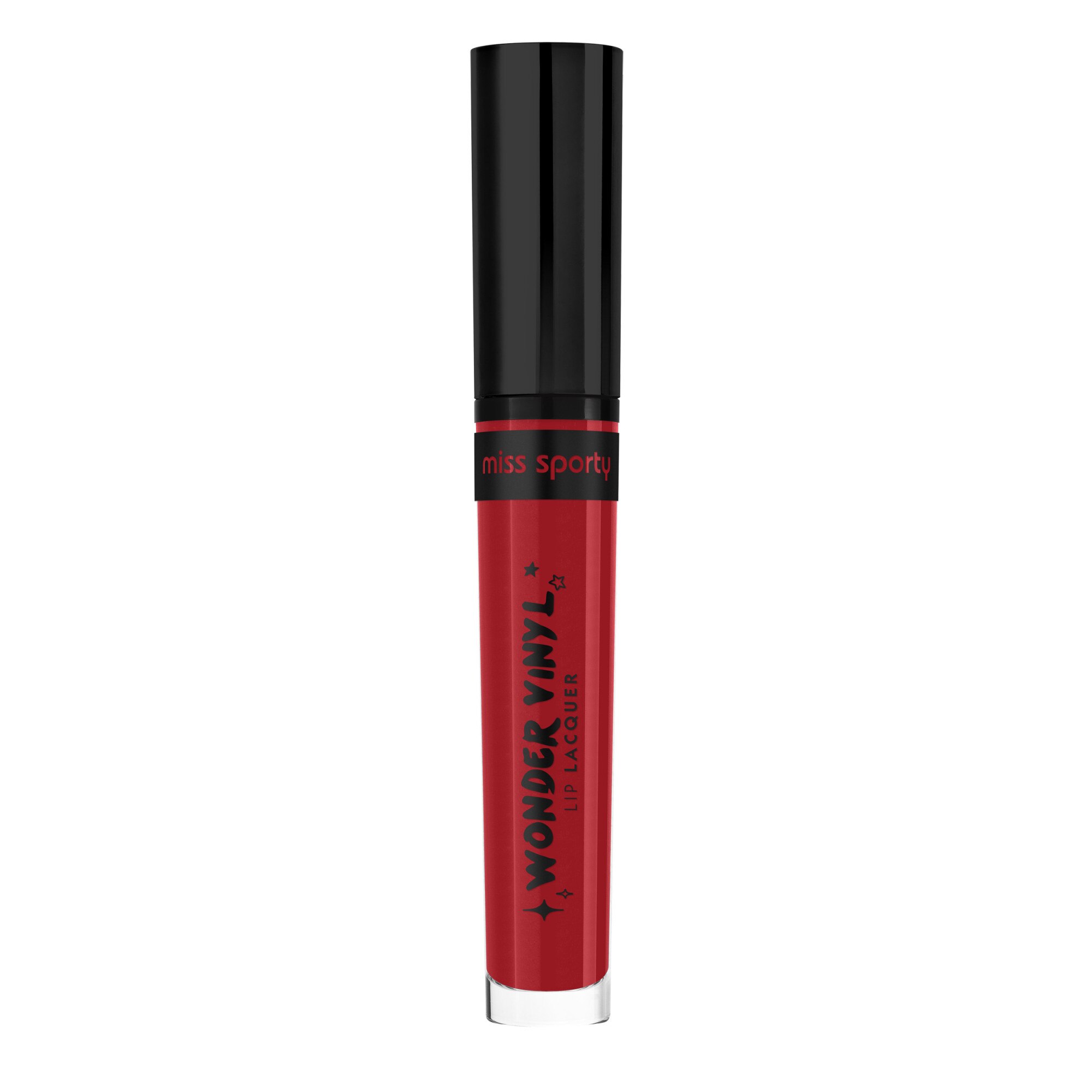 Ruj de buze lichid Miss Sporty Wonder Vinyl 300 Scarlet Shimmer, 3.7 ml
