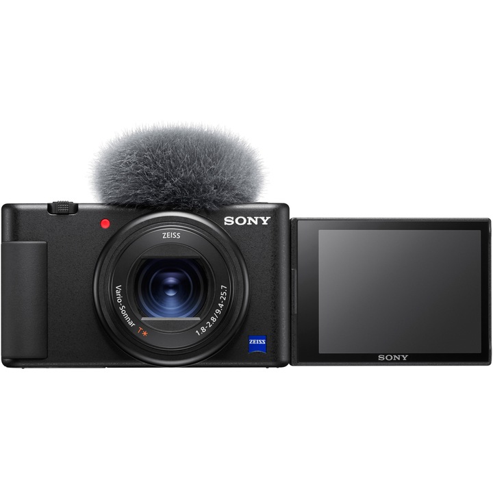 Фотоапарат Vlogging Sony ZV-1, 4K, Черен