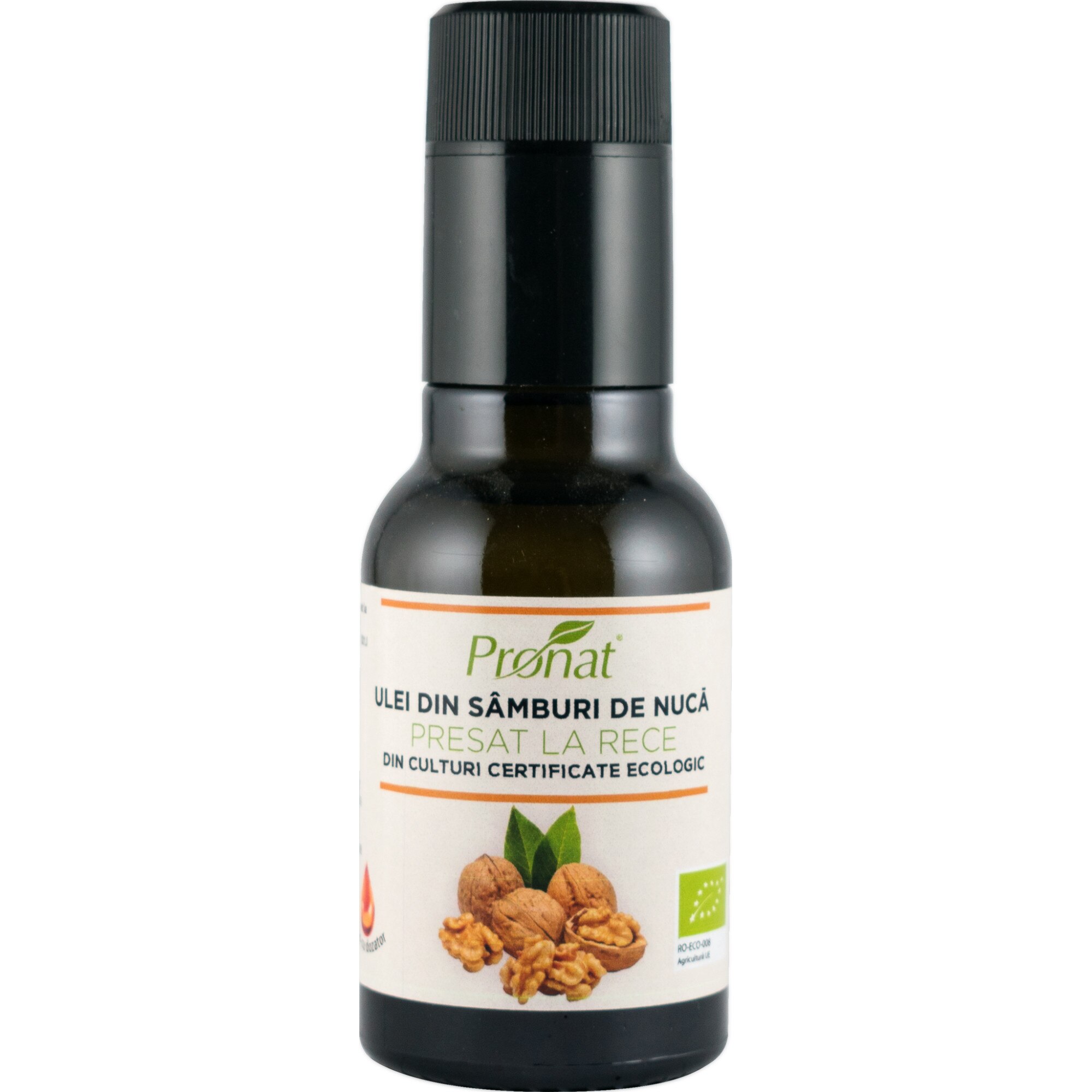 Ulei bio din samburi de nuca presat la rece, Pronat 100 ml