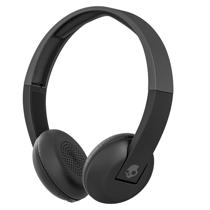 Casti Audio On-Ear Mic SkullcandyUproar Wireless Black/Grey/Grey