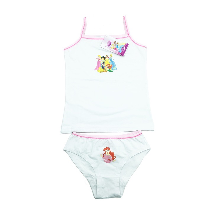 Disney Princess gyermek fehernemu szett 90001-2-4, pamut, Fehér