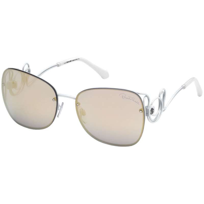 Ochelari de soare dama Roberto Cavalli, RC1027 21C, Alb