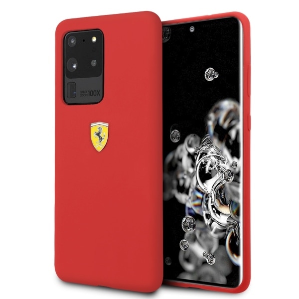 Husa Samsung S20 Ultra Ferrari Silicone Red