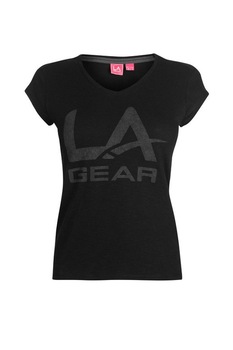 Tricou casual LA Gear LL, Negru Tricou casual LA Gear LL, Negru