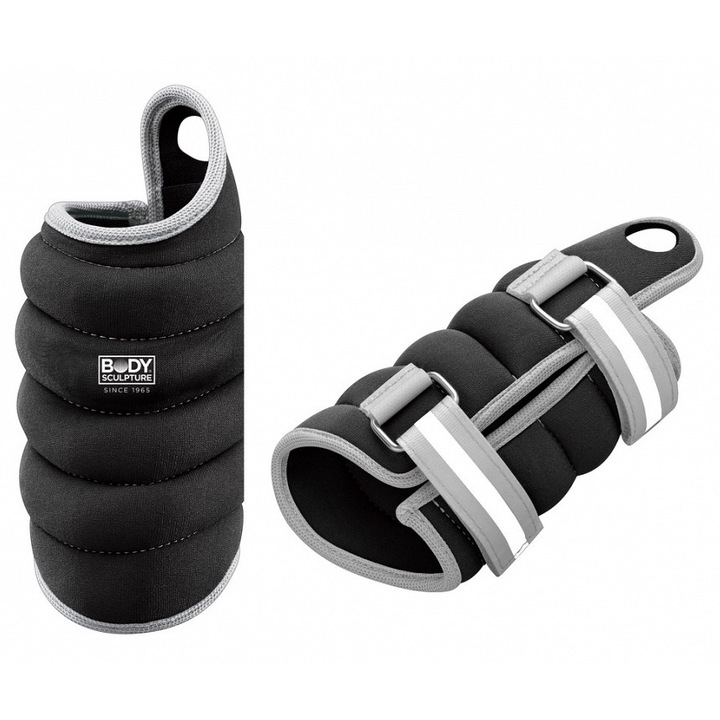 Комплект тежести за китка Body Sculpture 2 x 0,45 кг черен
