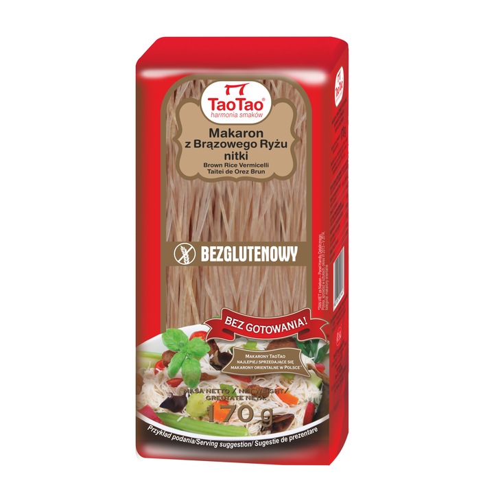 Taitei vermicelli orez brun 170g