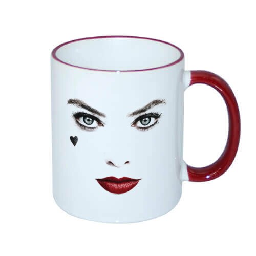 Cana maner rosu 330 ml- Harley Quin - Birds of Prey 014