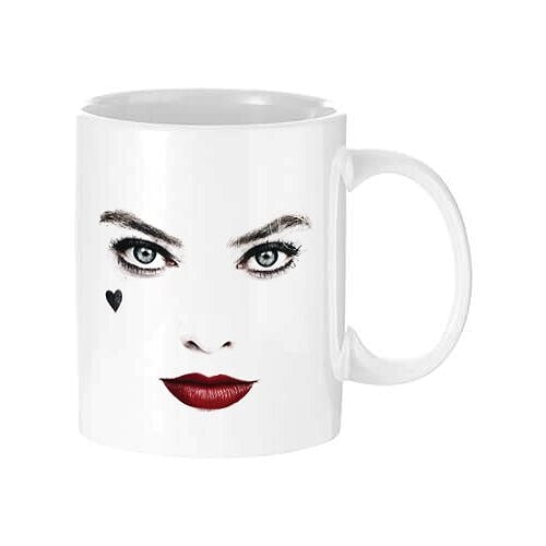 Cana cu interior albastru 330 ml - Harley Quin MadLove