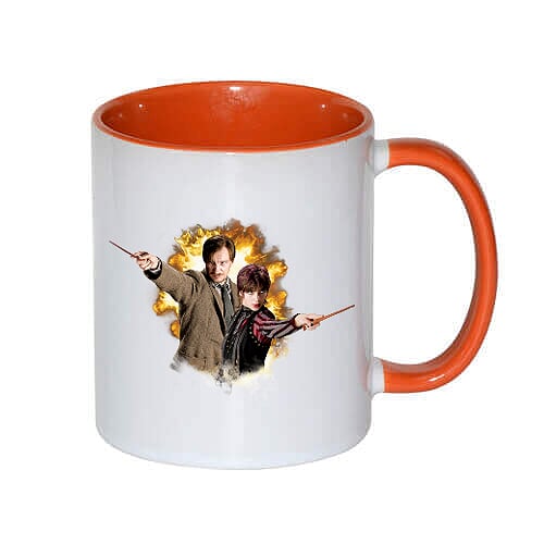 Cana interior portocaliu 330 ml - Harry Potter - Lupin&Nymphadora 015